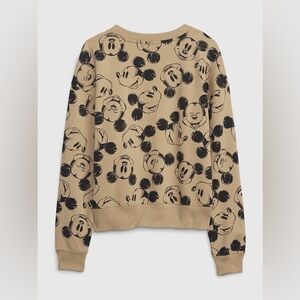 ❤️ Disney gap Tan Mickey Mouse Sweater M